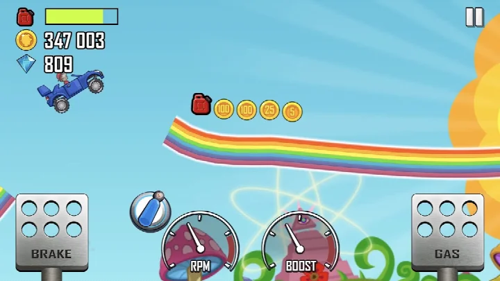 Map selection screen highlighting different stages and environments.