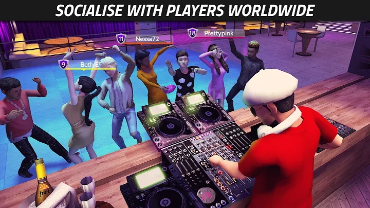 Avakin Life social hub where players chat and hang out in hundreds of locations