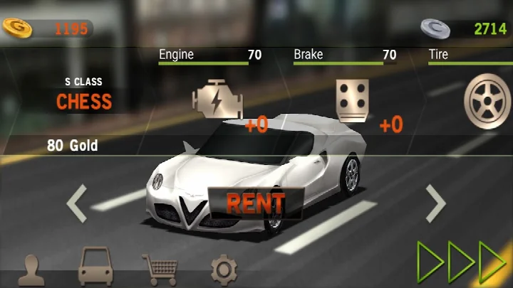 Online multiplayer lobby screen in Dr. Driving after Google sign-in.