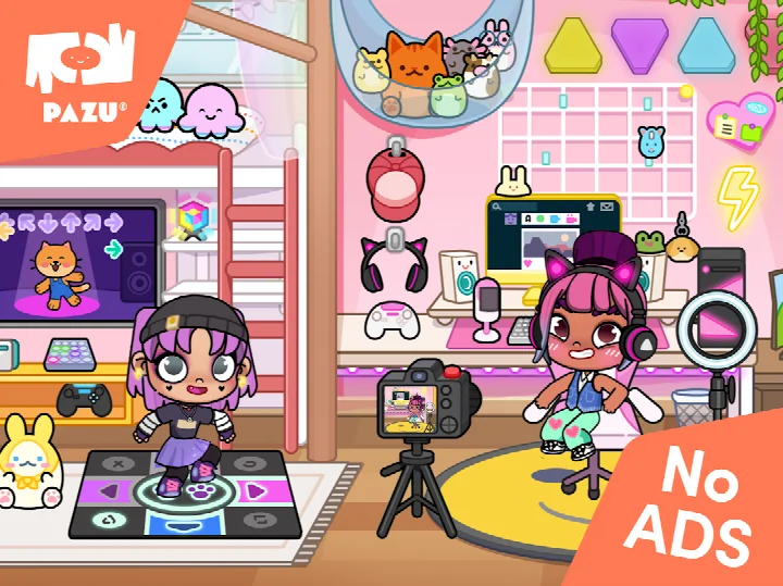 Avatar World rewards and abilities screen highlighting unlocked items and progress.