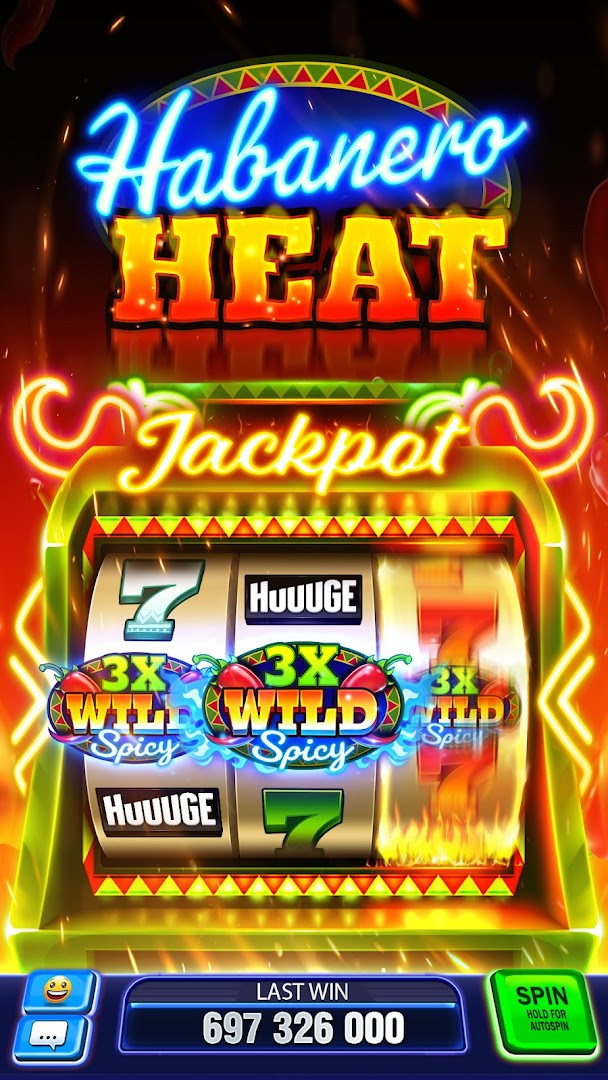 Classic fruit machine with sevens in Huuuge Casino 777 Slots Games.