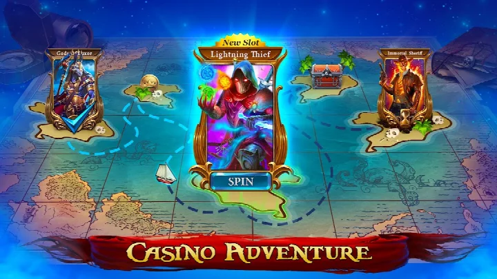 Scatter Slots - Slot Machines Scatter Champions feature with collectible cards.