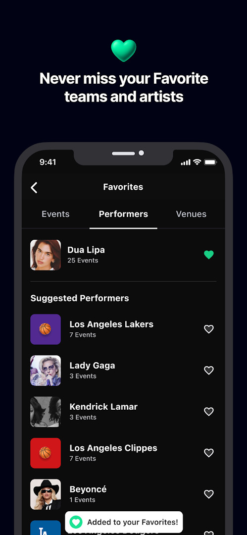 Gametime ticket sharing screen with options to send passes to friends via messaging.