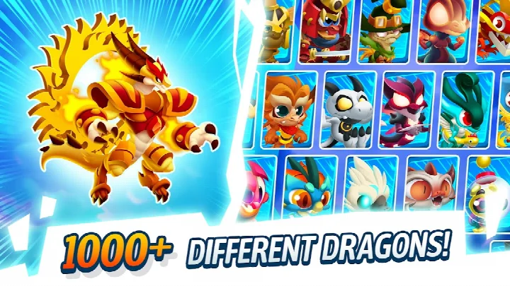 Dragon City: Mobile Adventure city building screen showing farms, habitats, and the Tree of Life.
