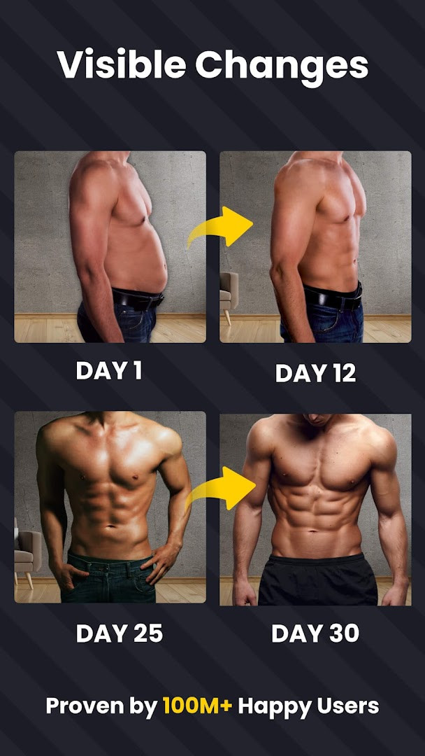 Six Pack in 30 Days belly fat burning and HIIT workout selection