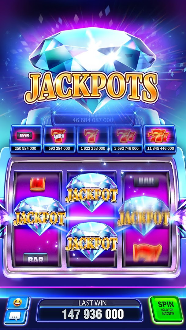 Modern video slot with glowing reels in Huuuge Casino 777 Slots Games.
