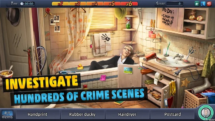 Crime scene investigation in Criminal Case