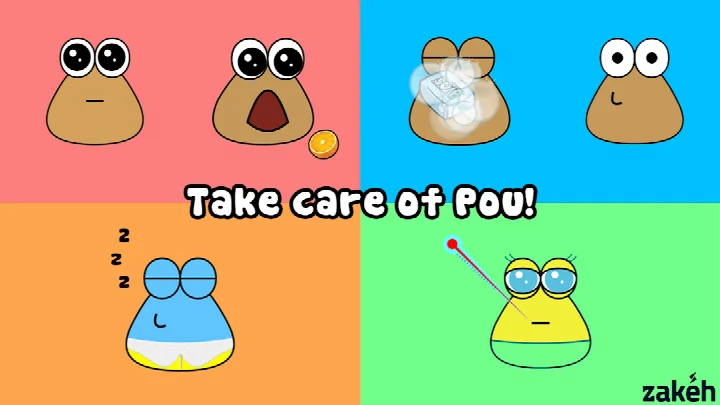 Choosing a wallpaper to redecorate each room for Pou