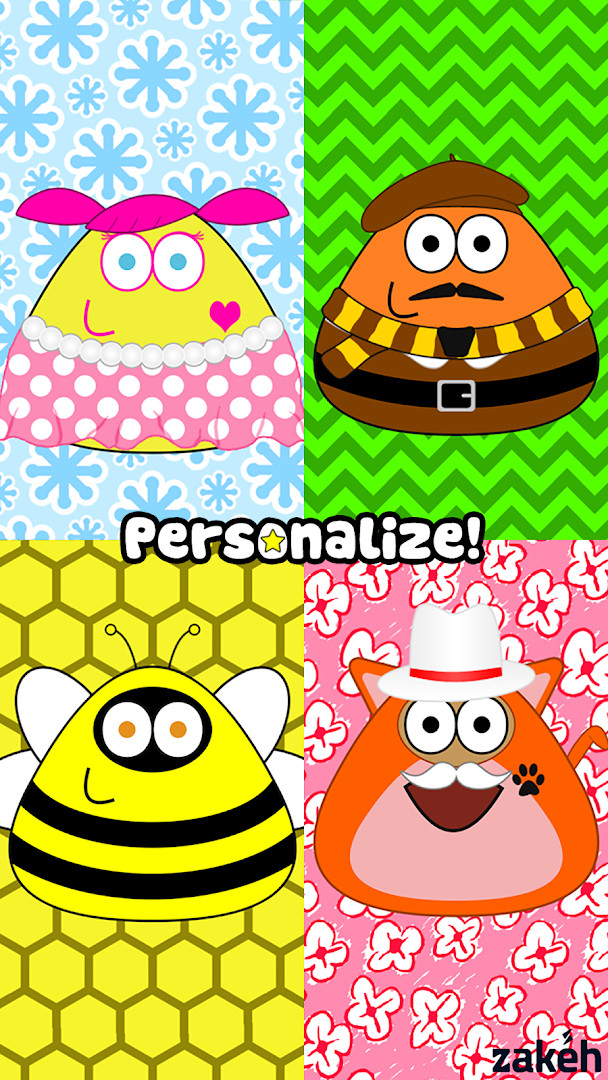 Playing mini games in the Game Room to earn coins with Pou