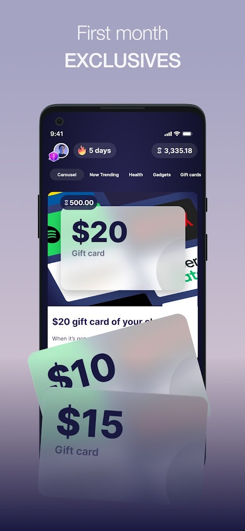 Sweatcoin friend leaderboard screen comparing step streaks.